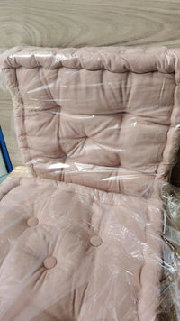 Cojín de Asiento Cuadrado, Cojines para Silla de Jardin, Juego de 2 Cojines