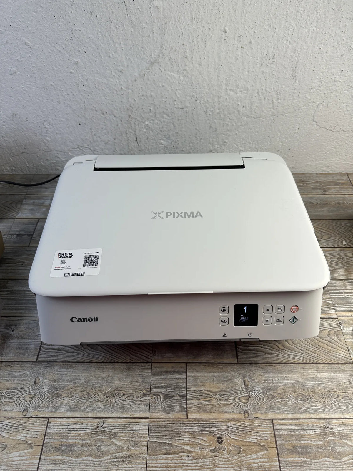 Impresora canon pixma blanca