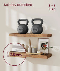 Estante de pared flotante - Vasagle