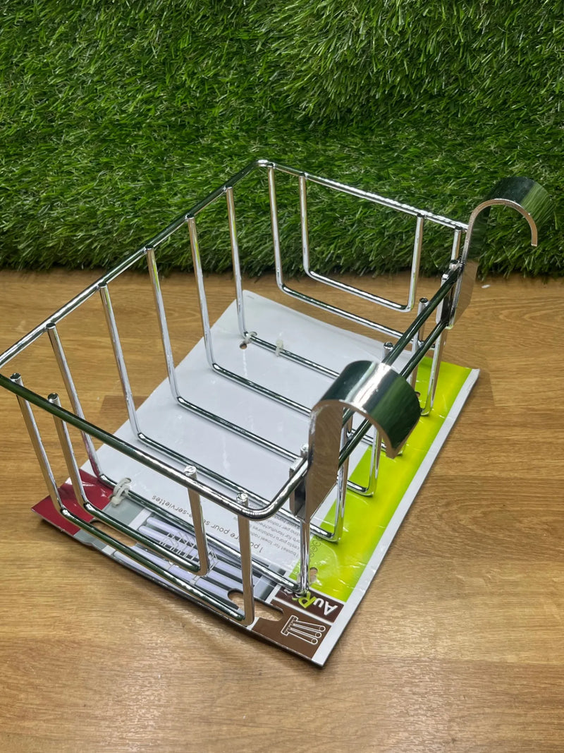 Cesta de cromo para la toalla seca tubo redondo
