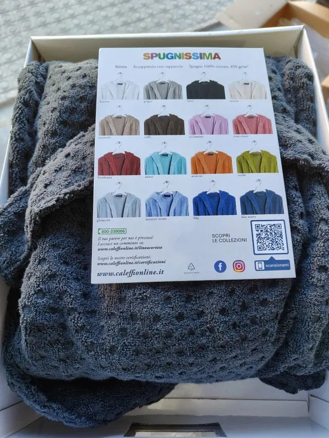Albornoz con capucha talla S - Caleffi