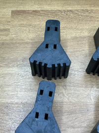 4 Protectores Antideslizantes para Patas de Escalera de Goma