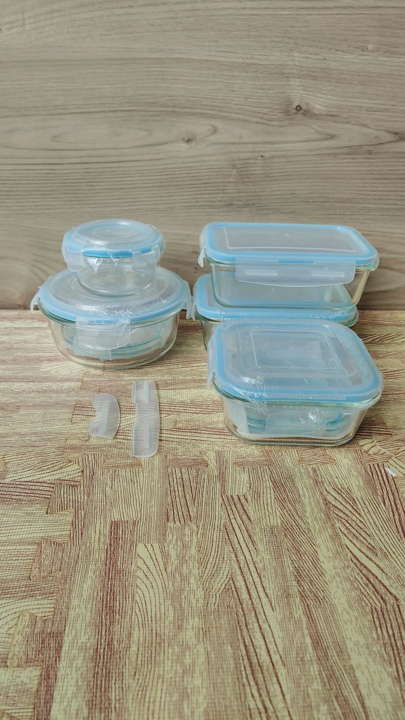 Recipientes De Vidrio Para Alimentos - Paquete