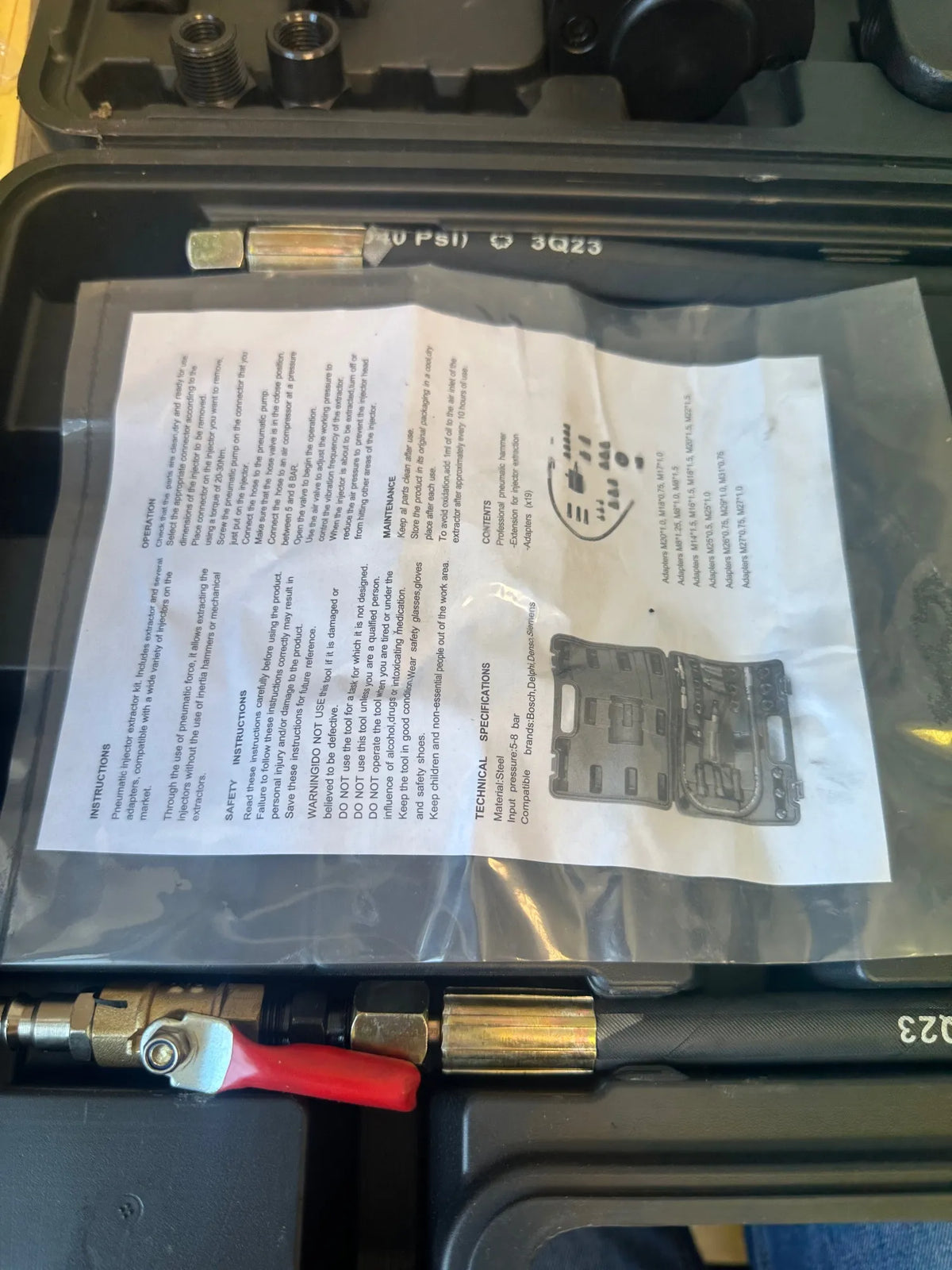 Juego de extractores para neumáticos