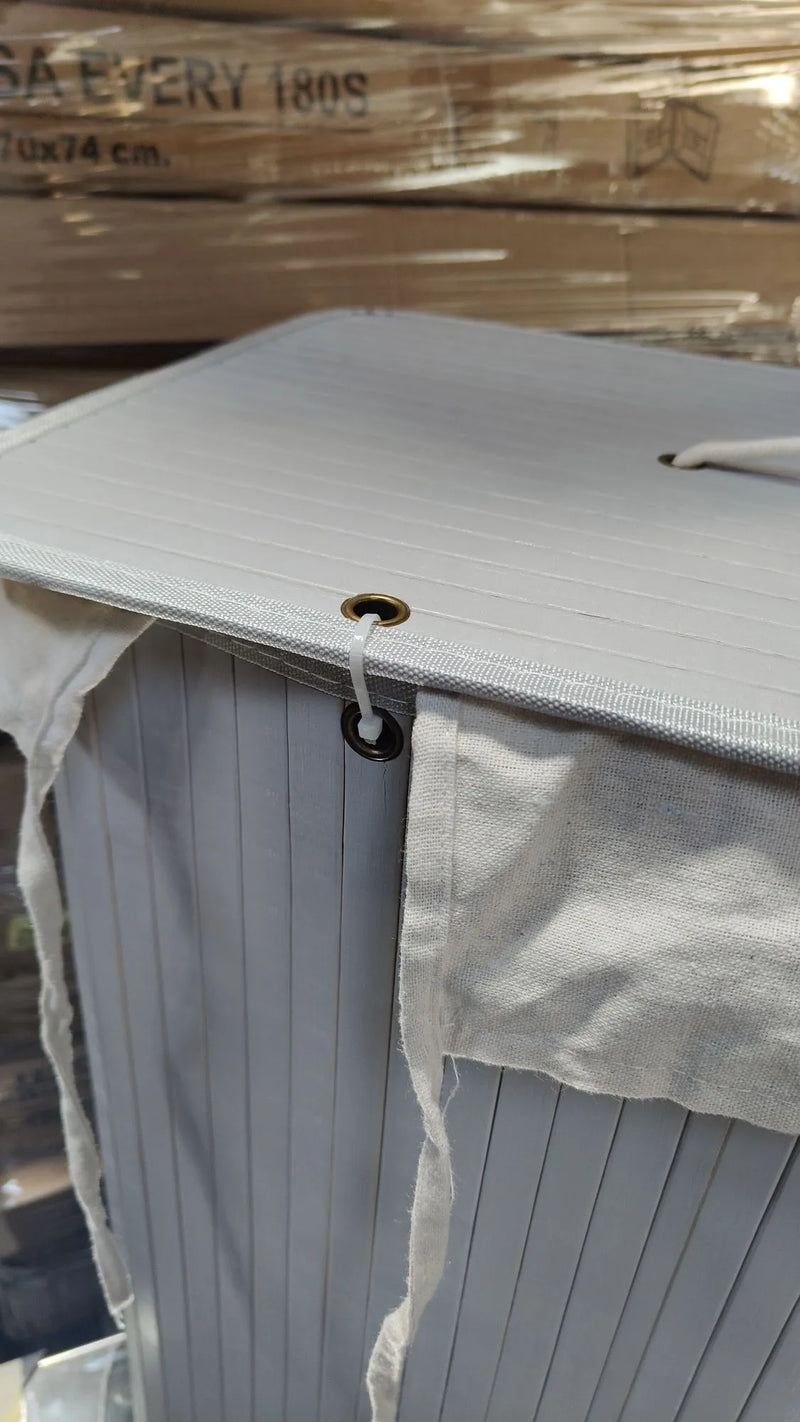 Cesto de ropa sucia, 100 L, cesto de ropa con tapa