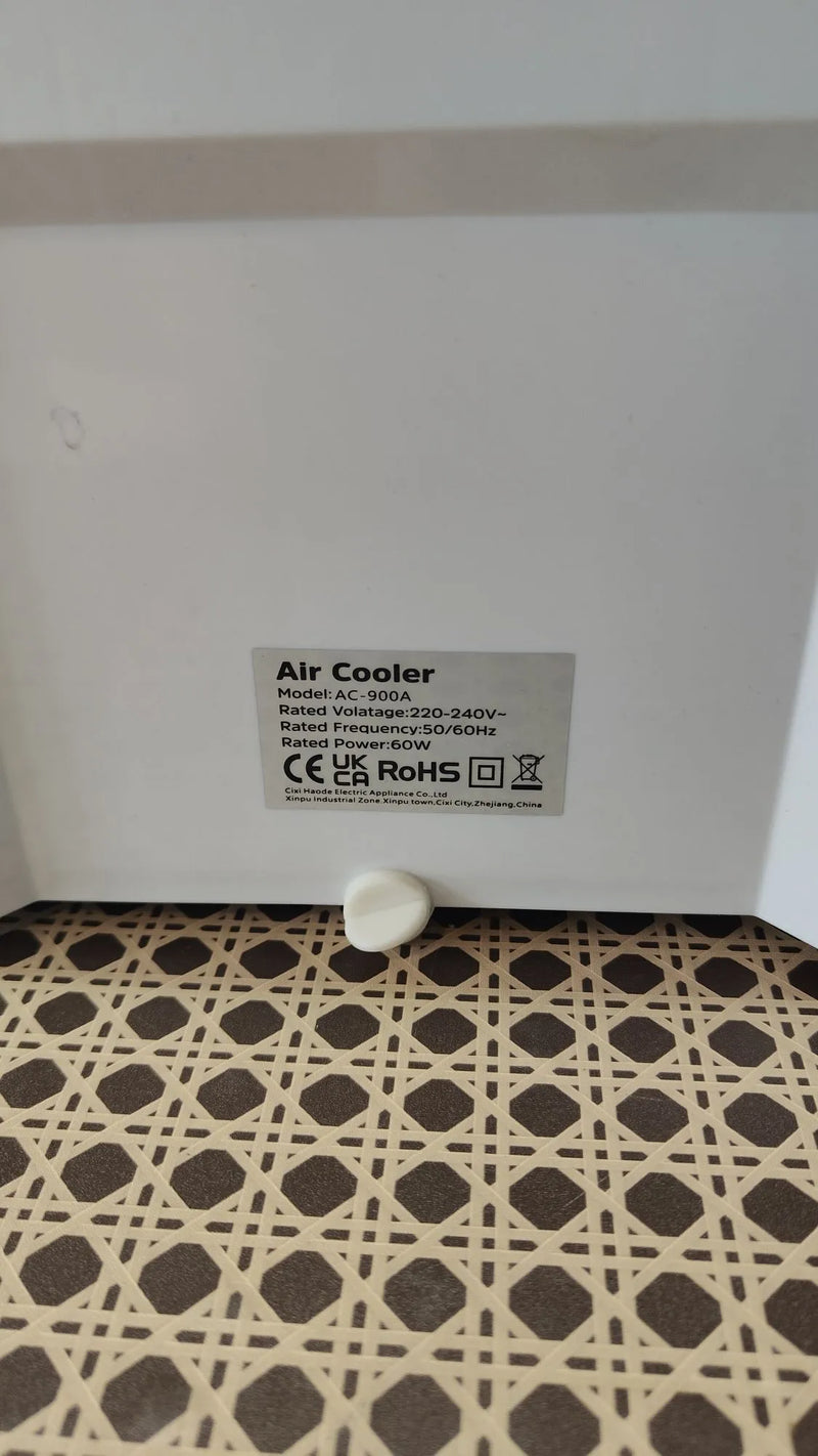 Enfriador de Aire Evaporativo Portátil, Humidificador, Ventilador