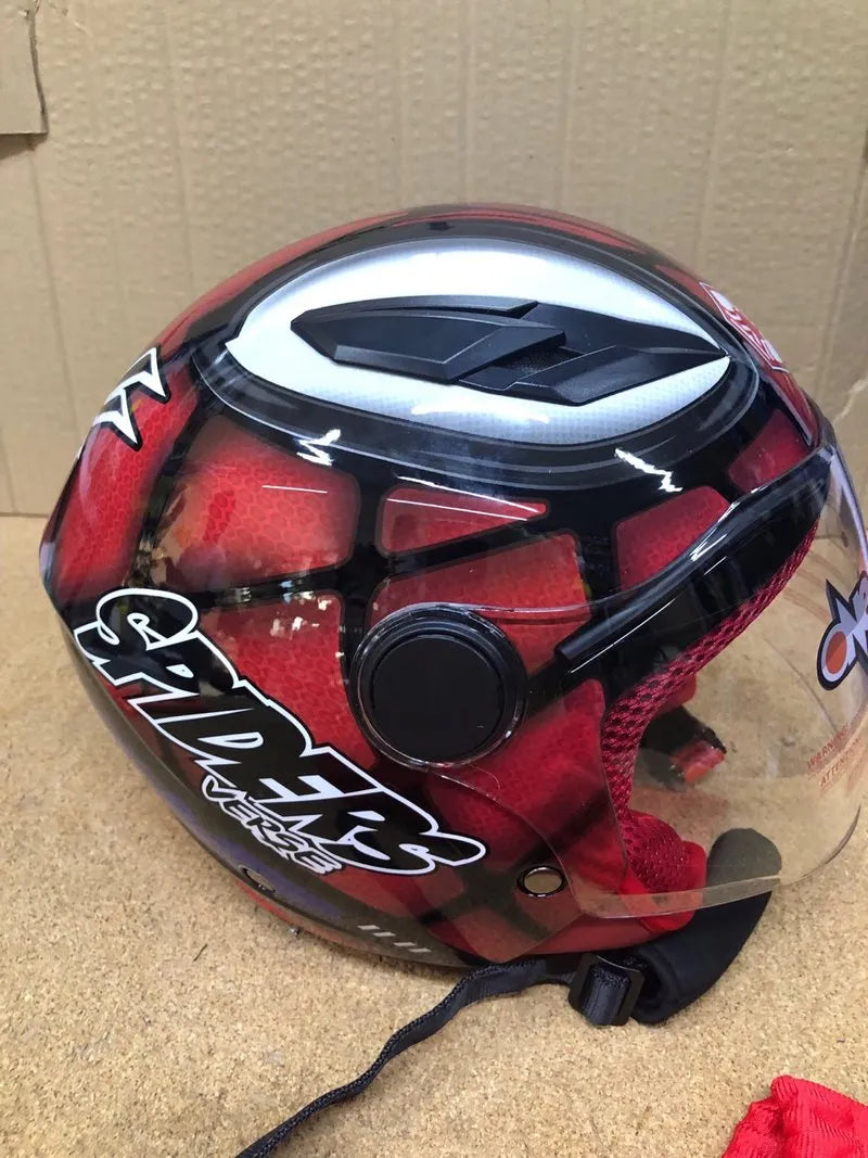 Casco Moto Spiderman