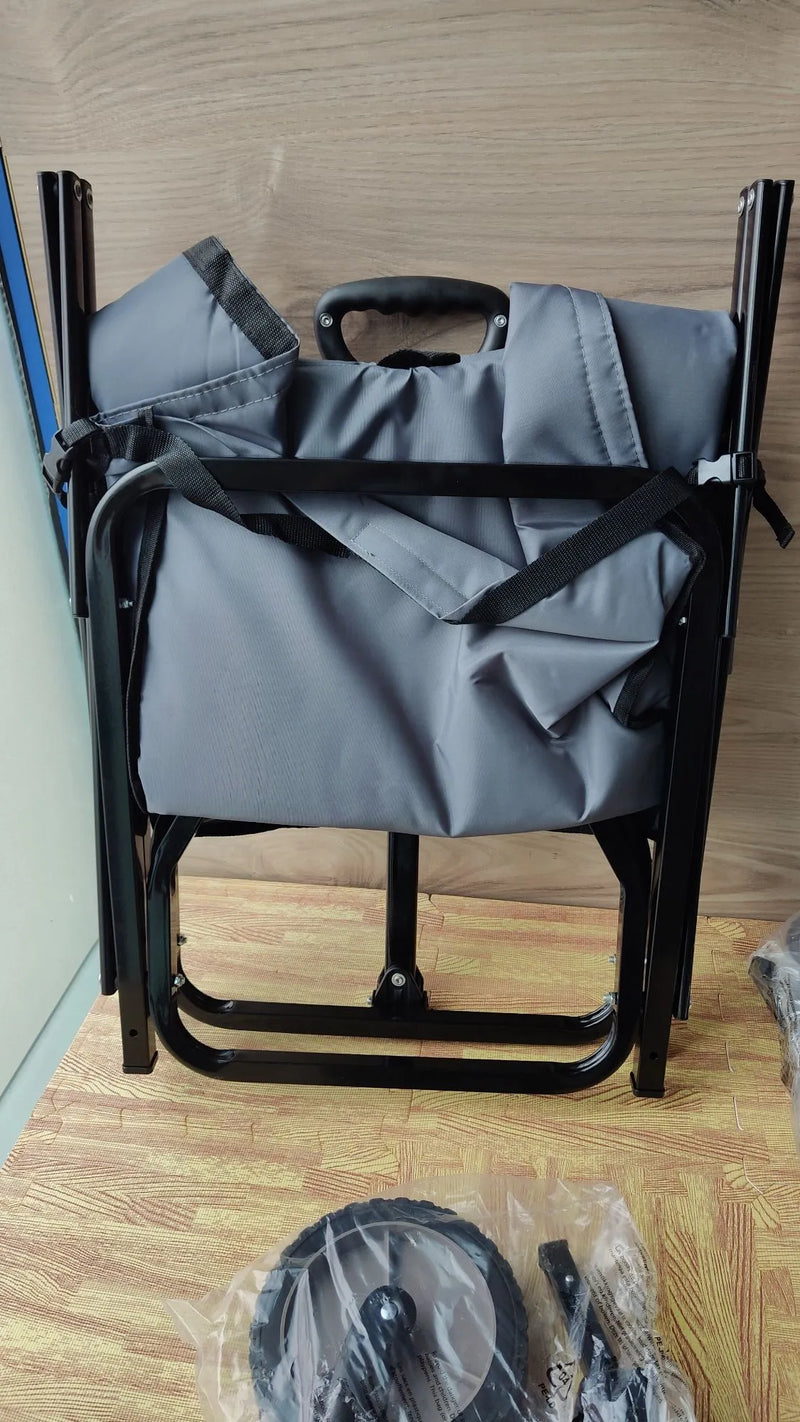 Carreta plegable para jardín y aire libre con bolsa de cubierta