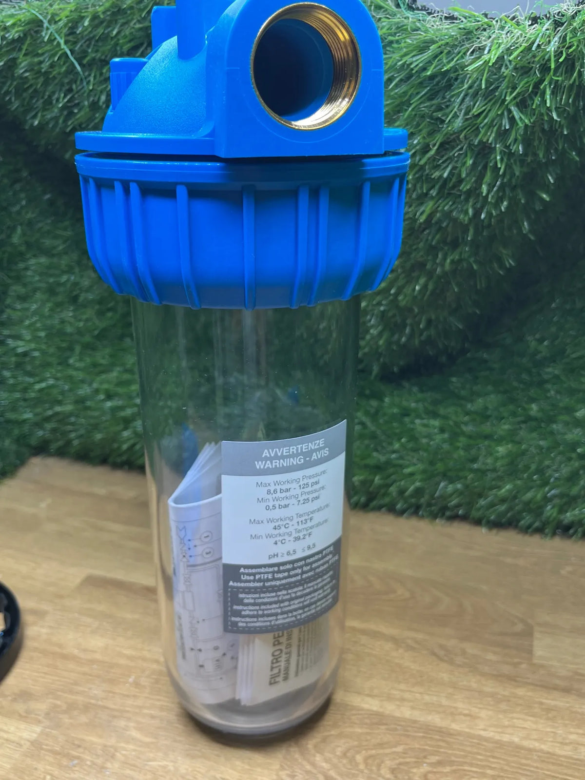 Filtro de agua de 10" Rosca Metal