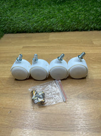 4 ruedas giratorias universales con frenos