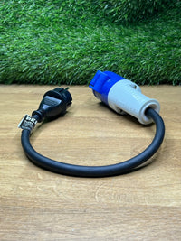 Adaptador Industrial con 1 Toma CEE + Enchufe Schuko