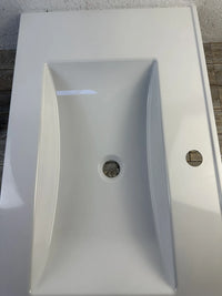 Encimera lavabo rectangular
