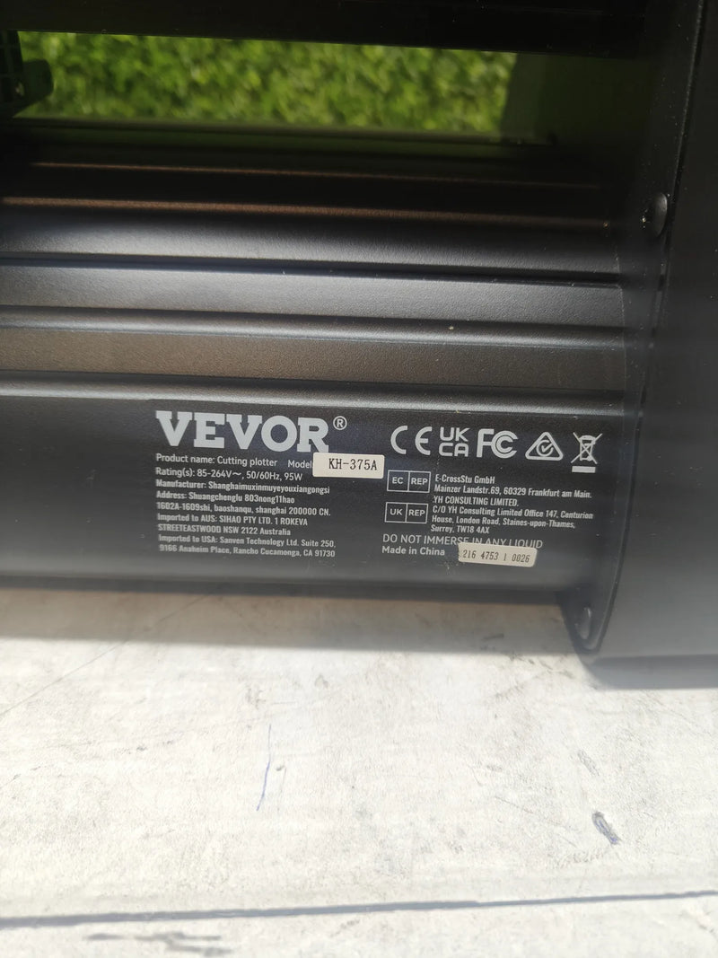 Plóter de Corte de Vinilo 375 mm Luz de Guía LED Signmaster VEVOR