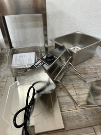 Freidora eléctrica comercial de acero