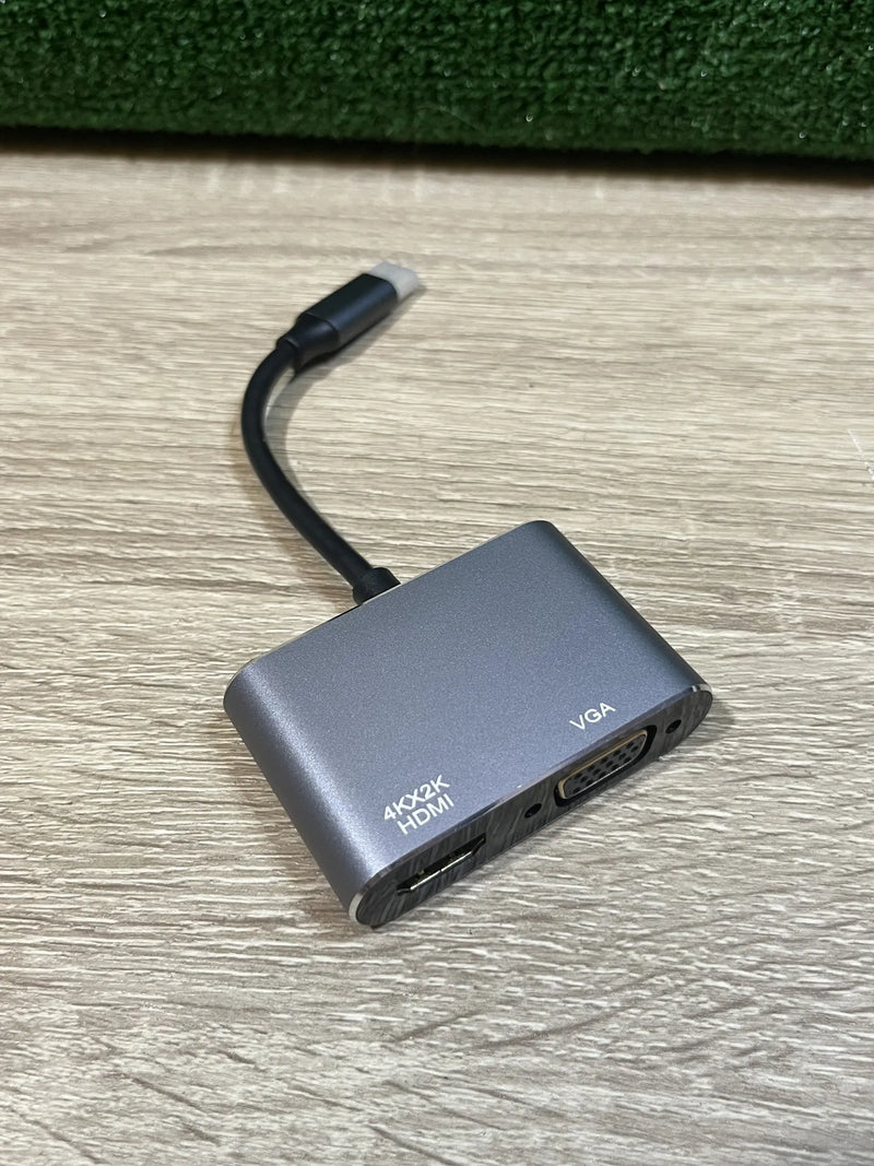 Adaptador USB C a HDMI VGA