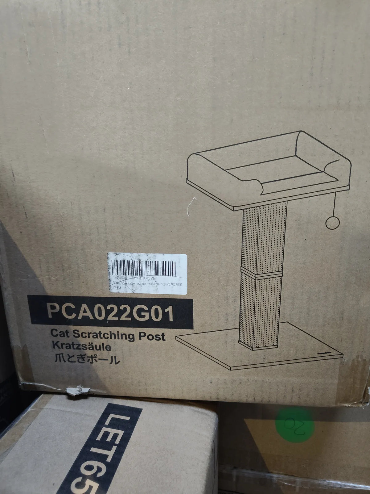 Rascador para gatos con plataforma