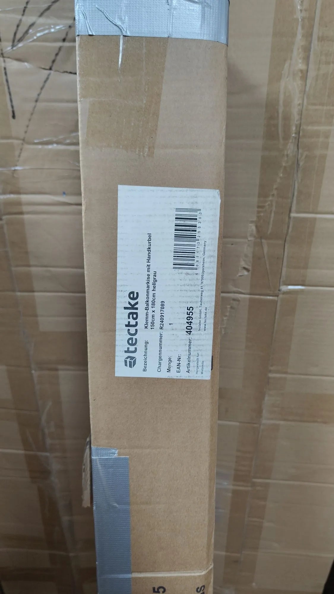 Toldo plegable para balcón 150cm