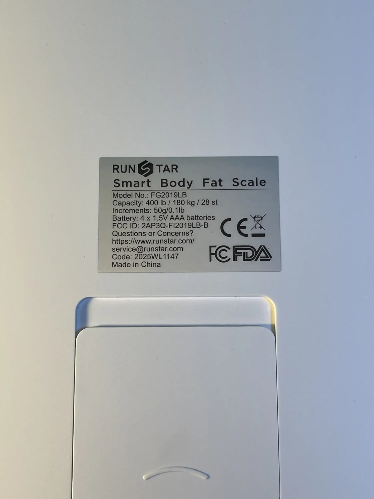 Báscula de Baño Inteligente RunSTAR