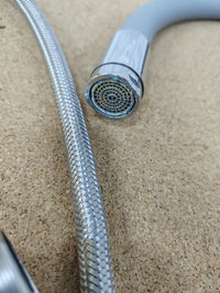 Grifo de cocina caño flexible ibergrif gris