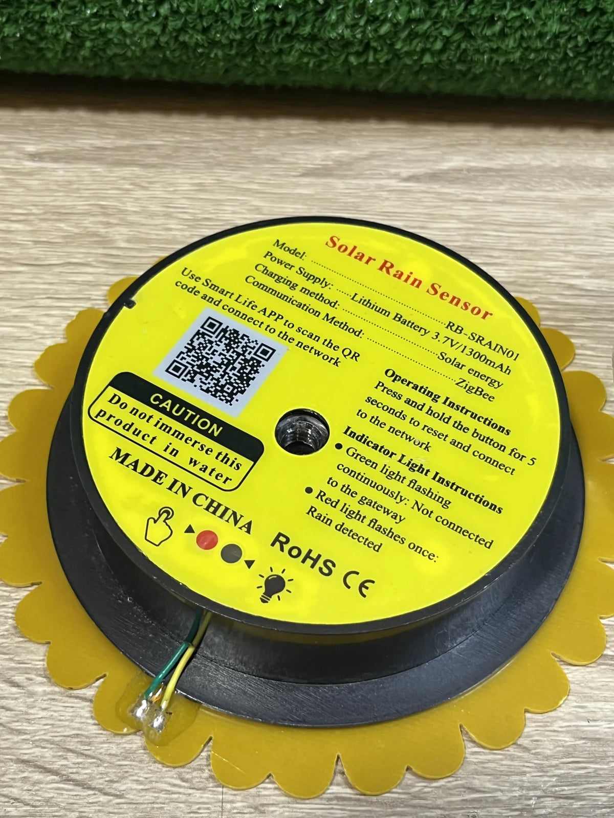 Sensor de lluvia y luz Haozee