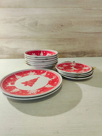 Juego de platos navideño - H&h