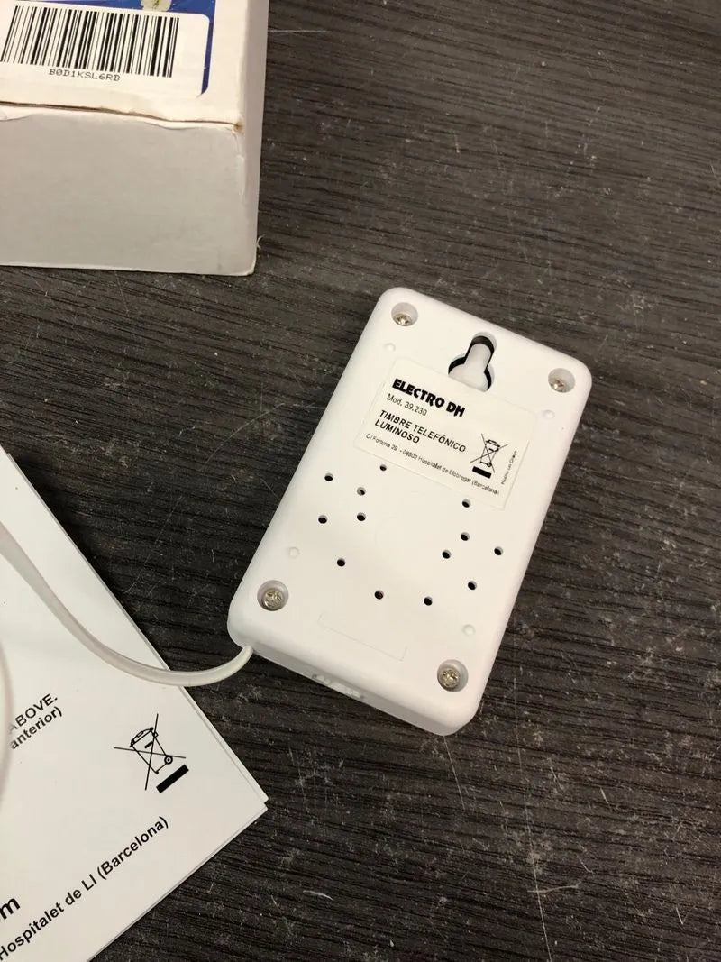 Timbre telefónico con luz LED