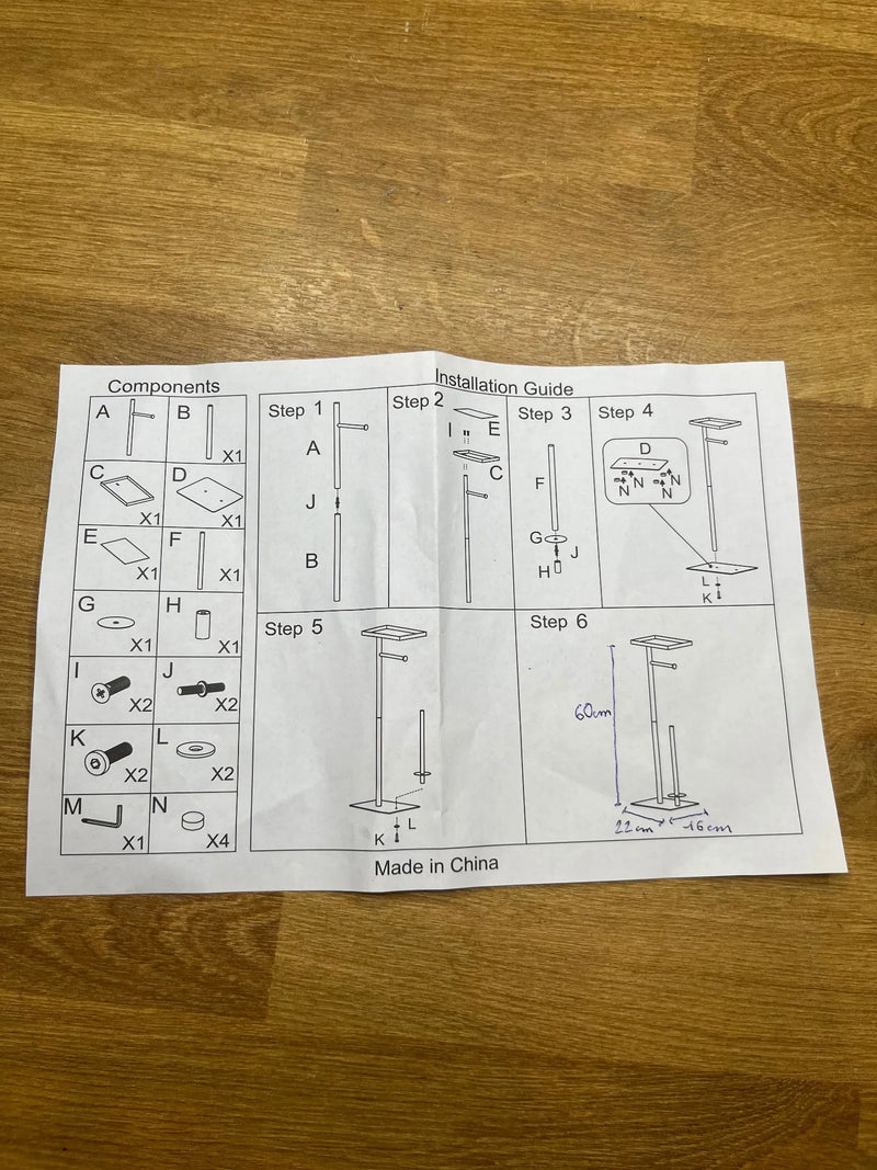Portarrollos de Baño con Balda