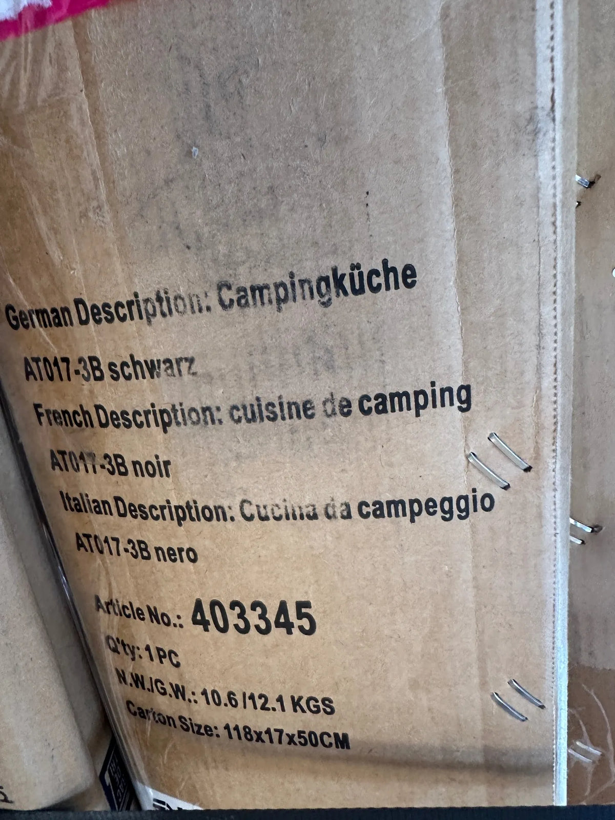 Cocina de camping