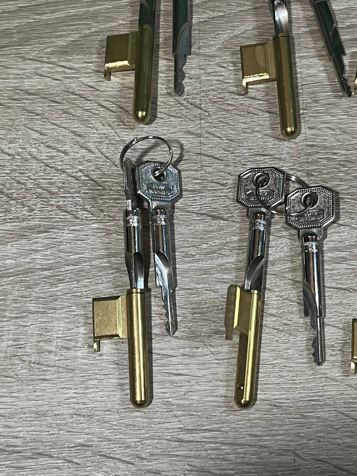 8 Pares de Llaves bloque/bloqueo Burg-Wächter