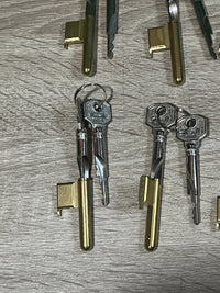 8 Pares de Llaves bloque/bloqueo Burg-Wächter