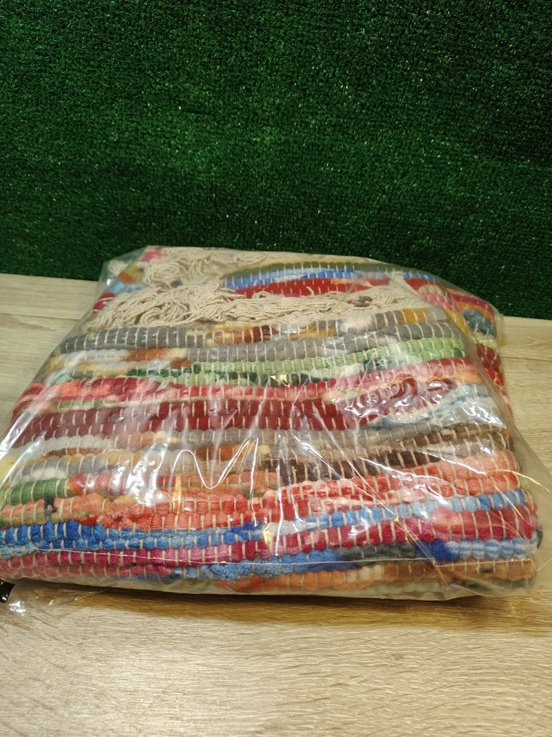 Alfombra 50x80 con Rayas Multicolores RAJRANG