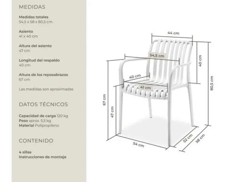 Silla de jardín