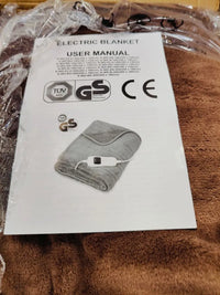 Manta eléctrica marrón 9 niveles de calor - KESSER