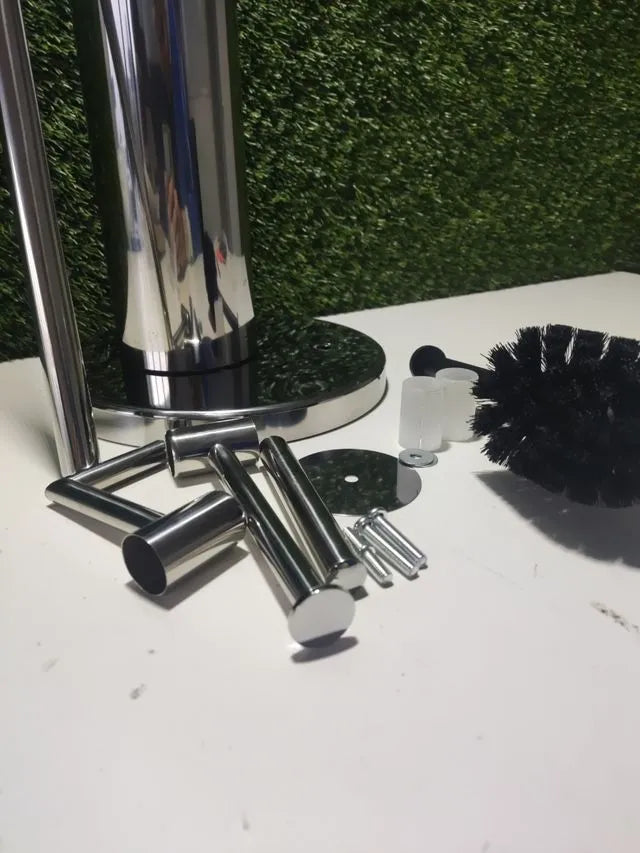 Juego de Pie y portarrollos para El WC Universal