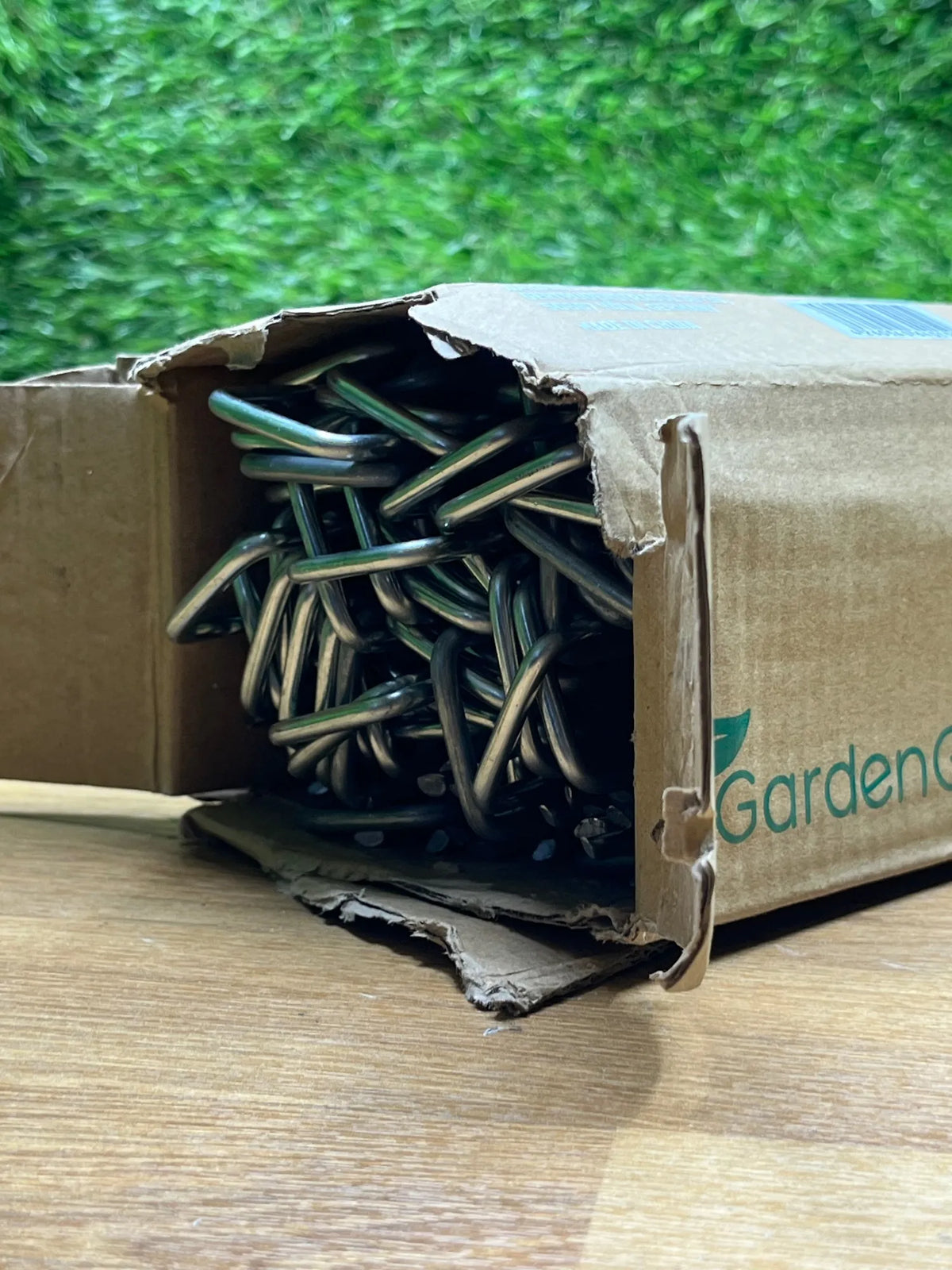 Grapas de Sujeción de Acero Galvanizado GardenGloss