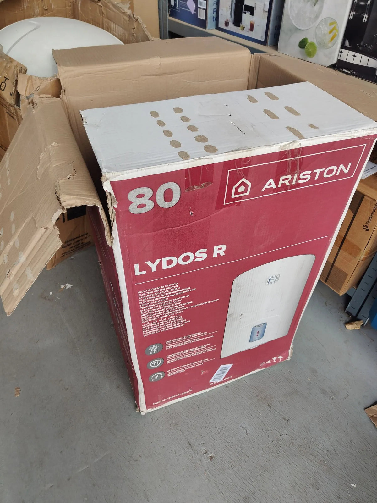 Termo eléctrico de 80 litros - Ariston