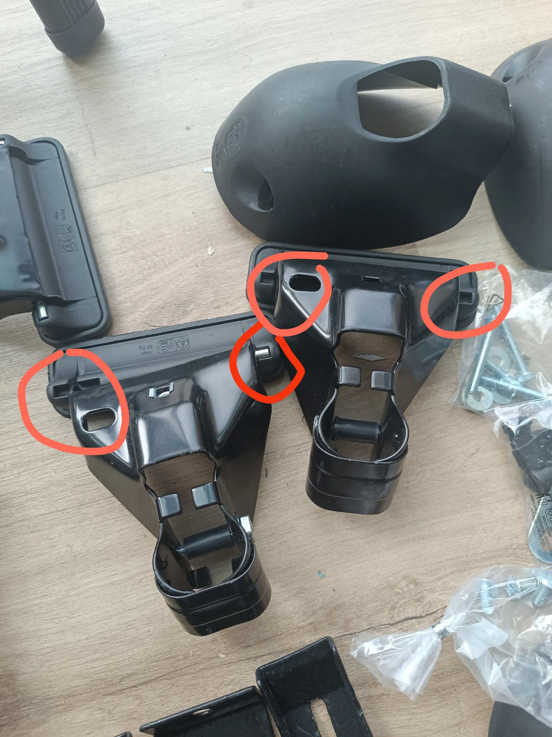 Sistema portaequipajes premontado