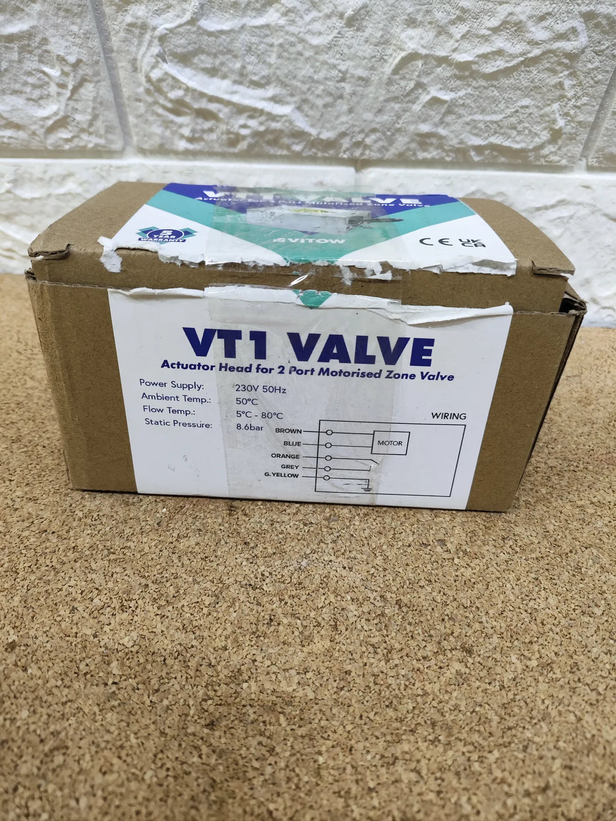 Cabezal de válvula de 2 puertos VT1