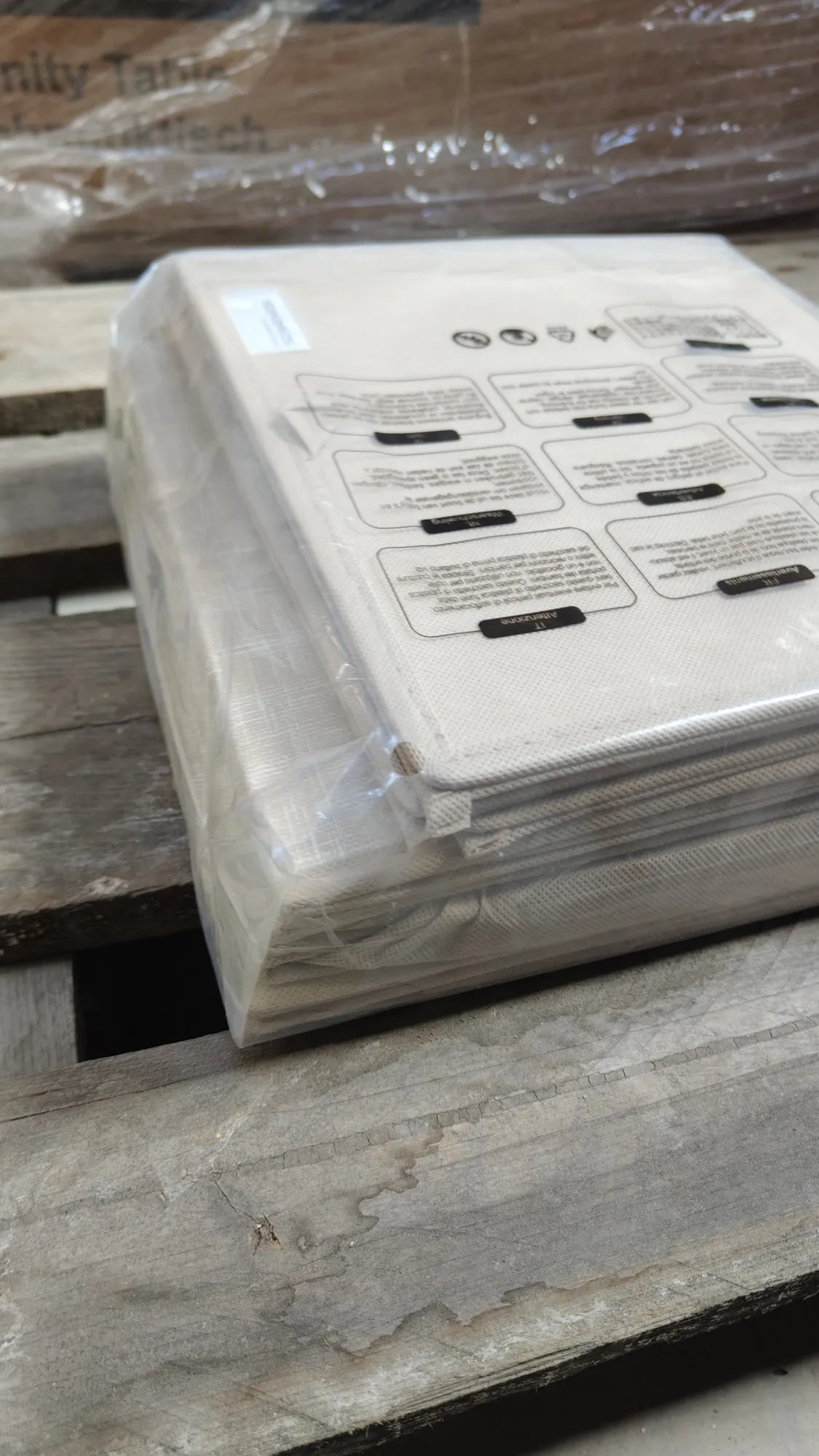 Cajas de Almacenaje Plegables, Juego de 3 Cestas