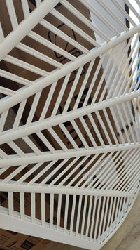 Cabecero Cama Madera Bambú Blanco
