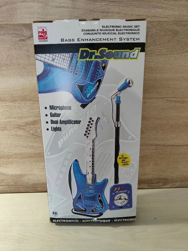 REIG- Set con Guitarra, Micrófono y Bafle