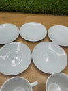 Set de 6 Tazas Con Plato Quid