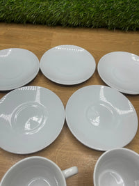 Set de 6 Tazas Con Plato Quid