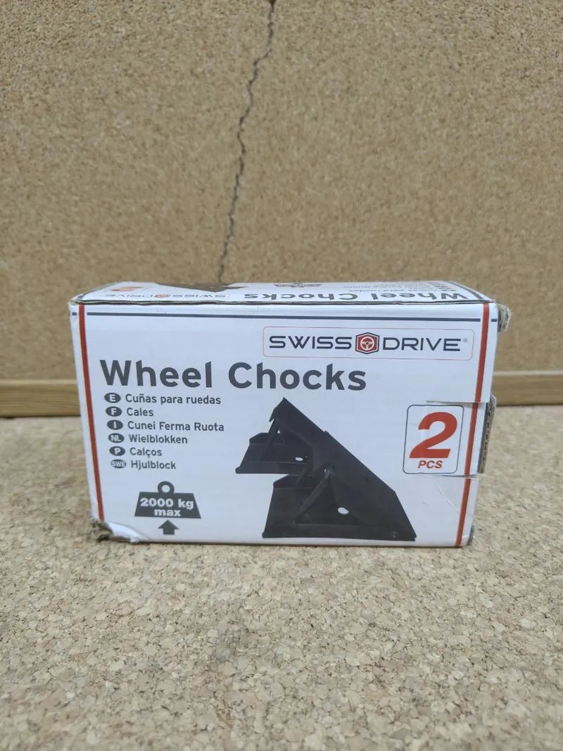Juego de Dos Cuñas Metálicas para Calzar Coche