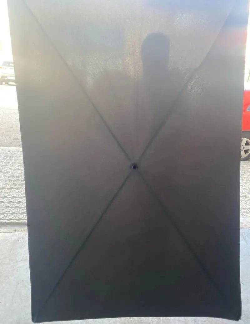 Sombrilla balcón  180x120cm negra Rethink