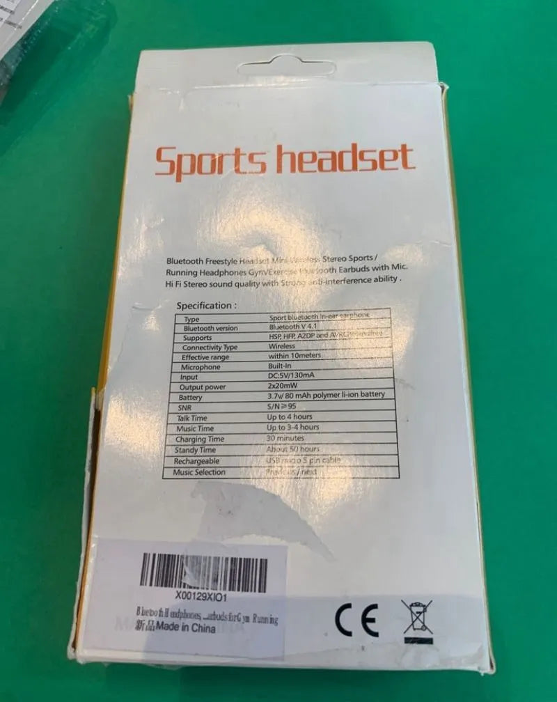 Auriculares Sports Headset
