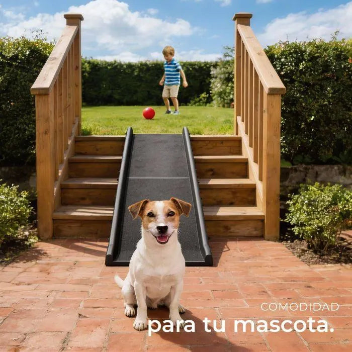Rampa para mascotas negra