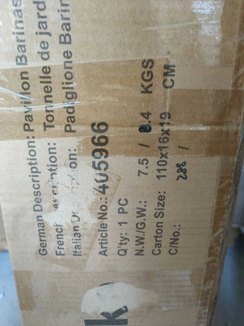 Carpa con paredes apta a intemperie