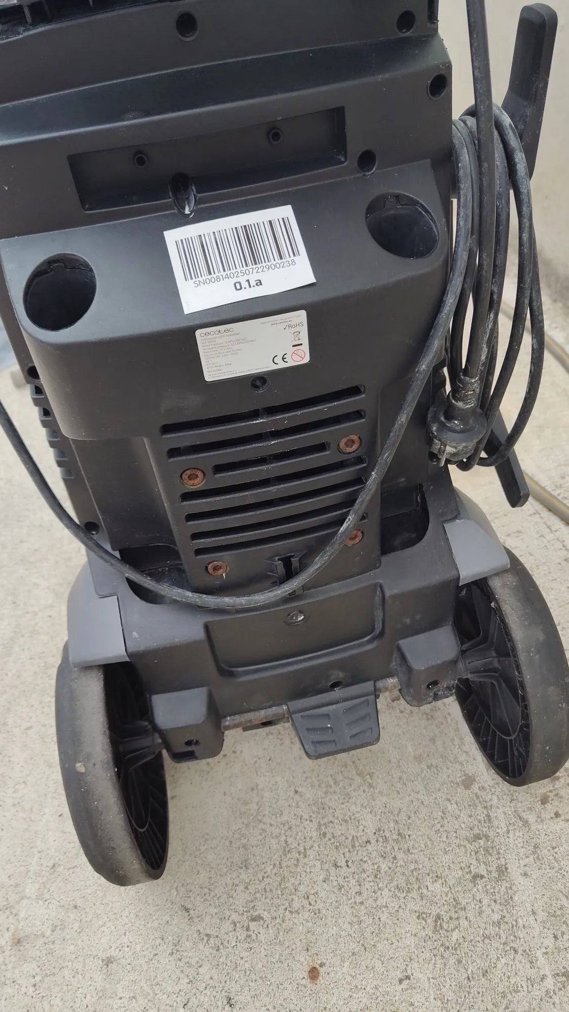 Cecotec Hidrolimpiadora de Alta Presión HydroBoost 3200