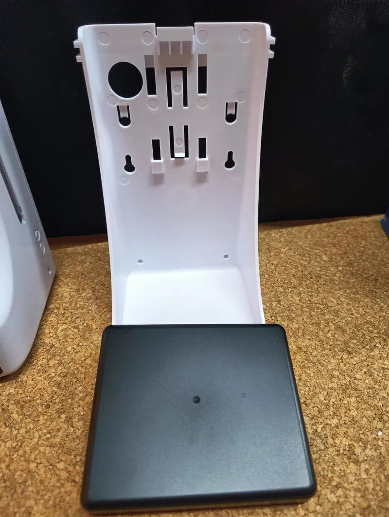Termómetro de pared con dispensador